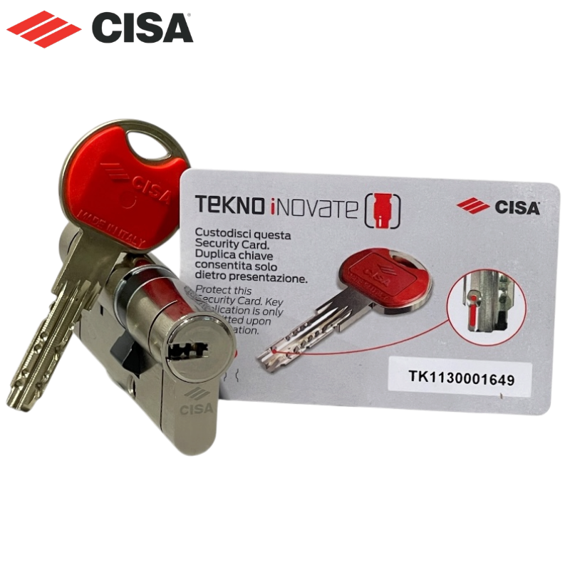 Κύλινδρος Ασφαλείας CISA TEKNO iNOVATE με Ελεγχόμενη Αντιγραφή Κλειδιού